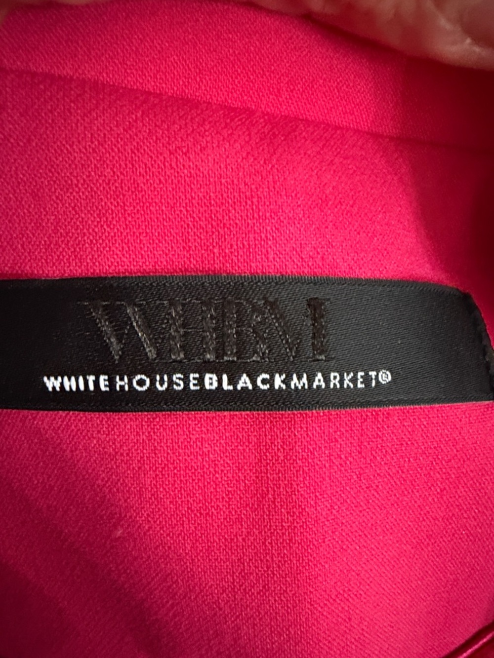 White House Black Market Bright Pink Single-Button Blazer - Picture 11 of 13